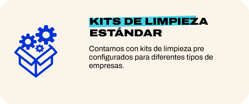 Kits de limpieza estándar