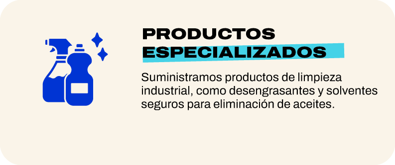 Productos especializados